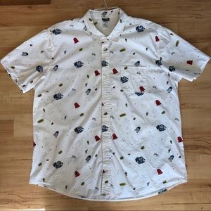 EUC Star Wars short sleeve button down XXL